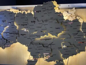 Заготовка 'Мапа України' для декору (MDF/Фанера)