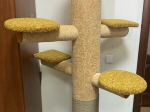Ігровий комплекс-кігтеточка для котів «Дерево розваг» (Многорівневий котячий хмарочос) від Майстерні Світанку